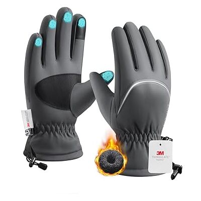 Origem Gants Hiver Homme et Femme 3M Thinsulate Gant Chauffant Moto, Gants Thermiques Tactiles Imperméables Idéals pour Ski, Neige, Course à Pied, Cyclisme, Randonnée et Marche Origem Gants Hiver Homme et Femme 3M Thinsulate Gant Chauffant Moto, Gants Thermiques Tactiles Imperméables Idéals pour Ski, Neige, Course à Pied, Cyclisme, Randonnée et Marche
