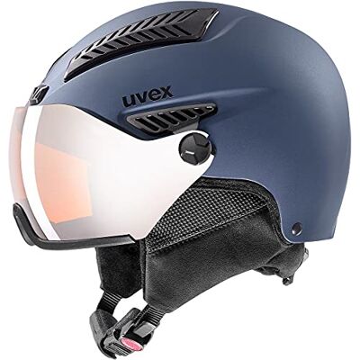 Uvex Casque de ski unisexe pour adulte hlmt 600 Visor, bleu mat, 55-57 cm Uvex Casque de ski unisexe pour adulte hlmt 600 Visor, bleu mat, 55-57 cm