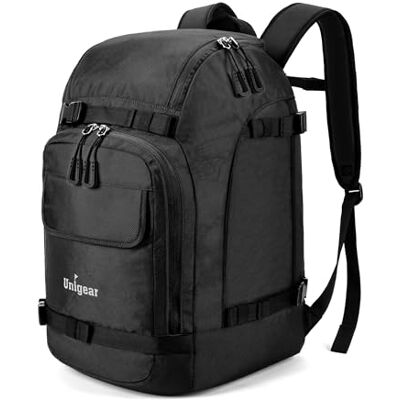 Unigear Sac à dos pour chaussures de ski, snowboard avec sac pour casque, sports d'hiver, ski, patinage 50 l/70 l Unigear Sac à dos pour chaussures de ski, snowboard avec sac pour casque, sports d'hiver, ski, patinage 50 l/70 l