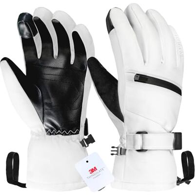 Unigear Gants de ski 3M Thinsulate imperméables à écran tactile pour homme et femme Gants d'hiver chauds, antidérapants, thermiques pour snowboard, patinage sur glace, randonnée, cyclisme et sports d'hiver Unigear Gants de ski 3M Thinsulate imperméables à écran tactile pour homme et femme Gants d'hiver chauds, antidérapants, thermiques pour snowboard, patinage sur glace, randonnée, cyclisme et sports d'hiver