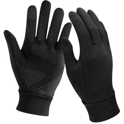 Unigear Gants Chauffants Hiver Tactiles Homme Femme pour Vélo Ski Moto Doublure chaude,gant thermique coupe-vent,sous-gants respirant et antidérapant pour cyclisme,course à pied et snowboard Unigear Gants Chauffants Hiver Tactiles Homme Femme pour Vélo Ski Moto Doublure chaude,gant thermique coupe-vent,sous-gants respirant et antidérapant pour cyclisme,course à pied et snowboard