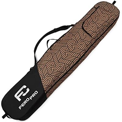 Ferocity Sac de snowboard de qualité supérieure 170 cm Pour homme Avec poche zippée et bandoulière Pour sports d'hiver Ferocity Sac de snowboard de qualité supérieure 170 cm Pour homme Avec poche zippée et bandoulière Pour sports d'hiver