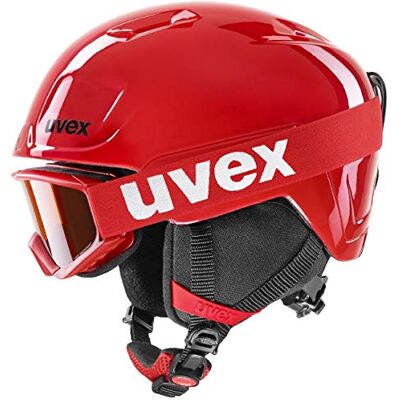 Uvex Heyya Ensemble casque de ski et lunettes de ski unisexe Uvex Heyya Ensemble casque de ski et lunettes de ski unisexe