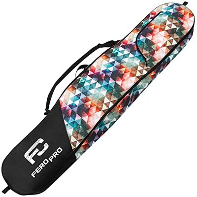 Ferocity Sac de snowboard de qualité supérieure 170 cm Pour homme Avec poche zippée et bandoulière Pour sports d'hiver Ferocity Sac de snowboard de qualité supérieure 170 cm Pour homme Avec poche zippée et bandoulière Pour sports d'hiver