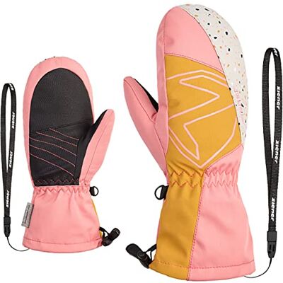 Ziener Lavalino Moufles de ski pour enfant Imperméables Extra chaudes Laine Ziener Lavalino Moufles de ski pour enfant Imperméables Extra chaudes Laine