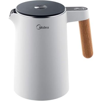 Bouilloire en acier inoxydable Midea MKE15H2ADW - Réglage de la température Bouilloire en acier inoxydable Midea MKE15H2ADW - Réglage de la température