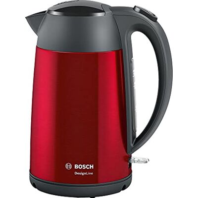 BOSCH TWK3P424 - Gris, Rouge - Bouilloire électrique BOSCH TWK3P424 - Gris, Rouge - Bouilloire électrique