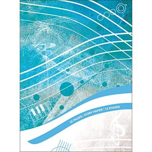 Hal Leonard Cahier de musique 12 lignes, 32 pages, papier ivoire Hal Leonard Cahier de musique 12 lignes, 32 pages, papier ivoire