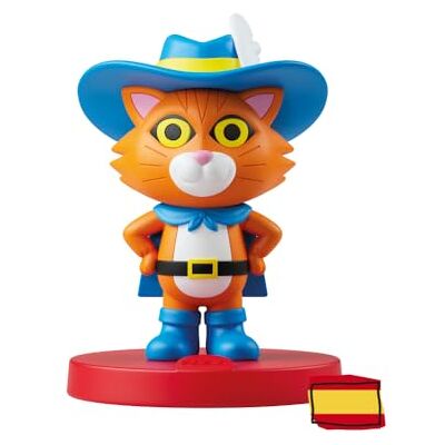 FABA Personnage sonore Chat avec bottes et autre conte Histoires sonores Jouets éducatifs, en espagnol, pour filles et garçons à partir de 4 ans FABA Personnage sonore Chat avec bottes et autre conte Histoires sonores Jouets éducatifs, en espagnol, pour filles et garçons à partir de 4 ans
