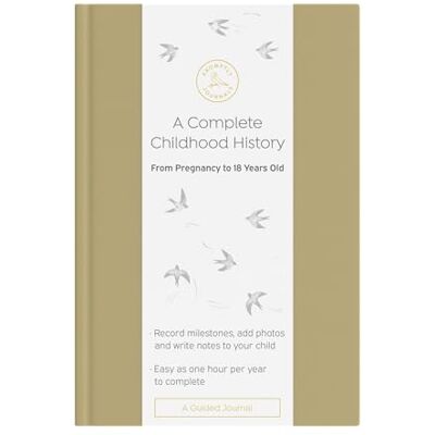Promptly Journals Journal d'histoire de la jeunesse (Sage Green) Keepsake Baby Book, Records Chaque étape de la vie de l'enfant, grossesse jusqu'à l'âge de 18 ans, design unisexe élégant pour garçon ou fille Promptly Journals Journal d'histoire de la jeunesse (Sage Green) Keepsake Baby Book, Records Chaque étape de la vie de l'enfant, grossesse jusqu'à l'âge de 18 ans, design unisexe élégant pour garçon ou fille