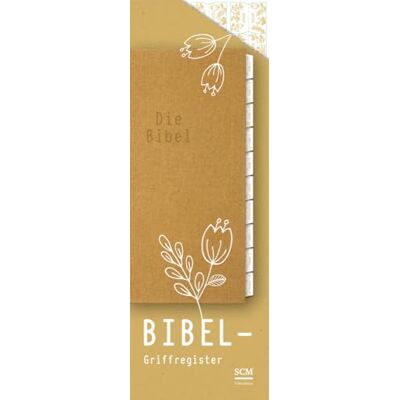 SCM R. Brockhaus Bibel-Griffregister mit Folienprägung SCM R. Brockhaus Bibel-Griffregister mit Folienprägung