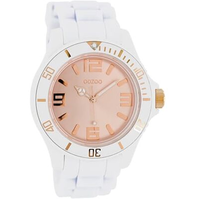 Oozoo C5064 Montre pour femme Bracelet en silicone Oozoo C5064 Montre pour femme Bracelet en silicone