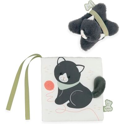 KALOO Livre Imaginaire Chat Suède à la Maison + Mini Doudou Livre de Découverte visuelle Multicolore 14 cm de la Naissance K224013 KALOO Livre Imaginaire Chat Suède à la Maison + Mini Doudou Livre de Découverte visuelle Multicolore 14 cm de la Naissance K224013