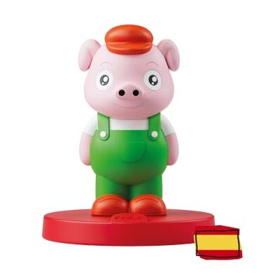 FABA Personnage sonore de Les trois cochons et un autre conte Histoires sonores Jouets, contenus éducatifs, en espagnol, pour filles et garçons à partir de 4 ans FABA Personnage sonore de Les trois cochons et un autre conte Histoires sonores Jouets, contenus éducatifs, en espagnol, pour filles et garçons à partir de 4 ans