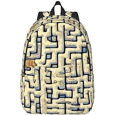 AthuAh Sac à dos décontracté avec carte au trésor du labyrinthe, adapté pour les voyages, les sorties, les activités de plein air, etc. AthuAh Sac à dos décontracté avec carte au trésor du labyrinthe, adapté pour les voyages, les sorties, les activités de plein air, etc.