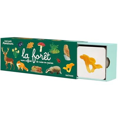 Nathan Tout-petit Montessori La forêt Mon coffret de mise en paires Dès 15 mois Nathan Tout-petit Montessori La forêt Mon coffret de mise en paires Dès 15 mois