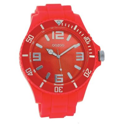 Oozoo C4334 Montre Mixte Quartz Analogique Bracelet Silicone Rose Oozoo C4334 Montre Mixte Quartz Analogique Bracelet Silicone Rose