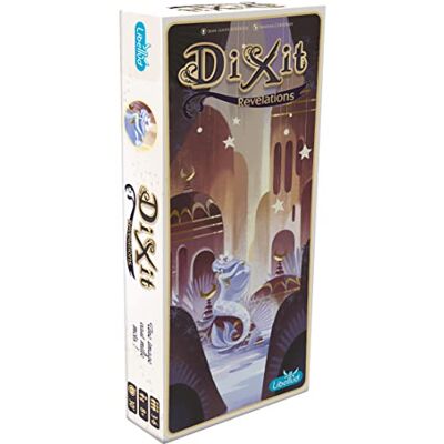 Asmodee Libellud Dixit Extension: Revelations (Edition 2022) Jeu de Communication Âge: 8+ 3 à 6 joueurs Temps de jeu: 30 min Asmodee Libellud Dixit Extension: Revelations (Edition 2022) Jeu de Communication Âge: 8+ 3 à 6 joueurs Temps de jeu: 30 min
