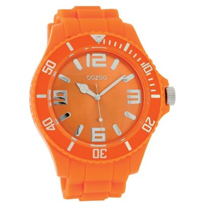Oozoo C4333 Montre Mixte Quartz Analogique Bracelet Silicone Orange Oozoo C4333 Montre Mixte Quartz Analogique Bracelet Silicone Orange