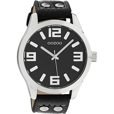Oozoo Timepieces Montre analogique pour femmes avec bracelet en cuir, ronde, élégante, de qualité supérieure Oozoo Timepieces Montre analogique pour femmes avec bracelet en cuir, ronde, élégante, de qualité supérieure