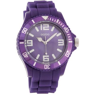 Oozoo C4290 Montre Mixte Quartz Analogique Bracelet Silicone Violet Oozoo C4290 Montre Mixte Quartz Analogique Bracelet Silicone Violet