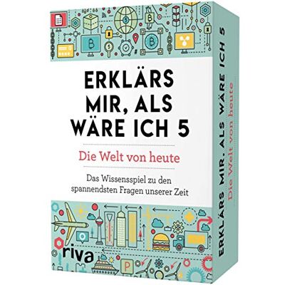 RIVA Erklärs mir, als wäre ich 5 Die Welt von heute (Spiel): Das Wissensspiel zu den spannendsten Fragen unserer Zeit. Bitcoin, Datenschutz, Klima, 5G, Gendern, Impfen, Wikipedia und vieles mehr RIVA Erklärs mir, als wäre ich 5 Die Welt von heute (Spiel): Das Wissensspiel zu den spannendsten Fragen unserer Zeit. Bitcoin, Datenschutz, Klima, 5G, Gendern, Impfen, Wikipedia und vieles mehr