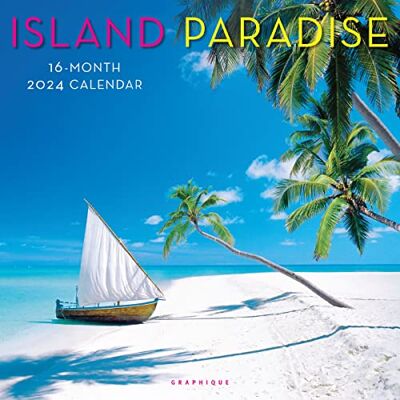 Graphique 2024 Island Paradise Wall Calendar 12” x 12” Thick Paper Home & Office Organizer Large Monthly Grid 3 Languages & Marked Holidays 4 Month Preview Page for 2025 Graphique 2024 Island Paradise Wall Calendar 12” x 12” Thick Paper Home & Office Organizer Large Monthly Grid 3 Languages & Marked Holidays 4 Month Preview Page for 2025
