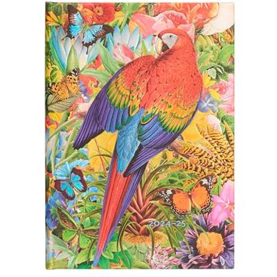 Paperblanks 18-Month Planners, Tropical Garden, Midi, Horizontal, Elastic Band Closure Paperblanks 18-Month Planners, Tropical Garden, Midi, Horizontal, Elastic Band Closure
