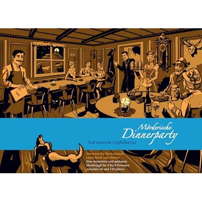 Blaubart Verlag Mörderische Dinnerparty, Tod unterm Gipfelkreuz (Spiel): Servieren Sie Ihren Gästen einen Mord zum Dinner. Blaubart Verlag Mörderische Dinnerparty, Tod unterm Gipfelkreuz (Spiel): Servieren Sie Ihren Gästen einen Mord zum Dinner.