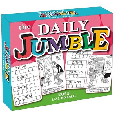 SELLERS PUBLISHING, INC. The Daily Jumble Calendrier de bureau 2025 SELLERS PUBLISHING, INC. The Daily Jumble Calendrier de bureau 2025