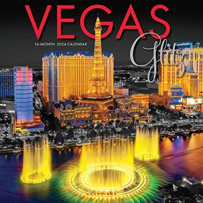 Graphique Calendrier mural Vegas Glitz 2024 30,5 x 30,5 cm Papier épais Organiseur de maison et de bureau Grande grille mensuelle 3 langues et jours fériés marqués Page d'aperçu de 4 mois Graphique Calendrier mural Vegas Glitz 2024 30,5 x 30,5 cm Papier épais Organiseur de maison et de bureau Grande grille mensuelle 3 langues et jours fériés marqués Page d'aperçu de 4 mois