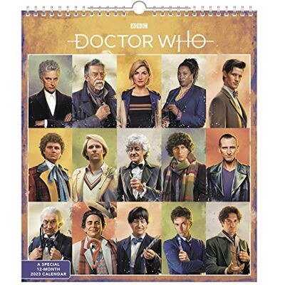 Mead Day Dream Calendars 2023 Doctor Who Calendrier mural mensuel, édition spéciale, 16 mois, 33 x 38 cm (DDSE652823) Mead Day Dream Calendars 2023 Doctor Who Calendrier mural mensuel, édition spéciale, 16 mois, 33 x 38 cm (DDSE652823)