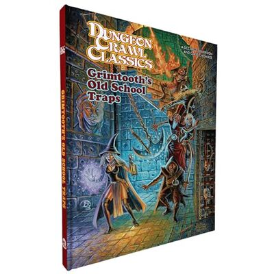 Goodman DCC ORIGINAL ADV REINCARNATED HC 8 GRIMTOOTHS TRAPS 150+ pièges classiques pour DCC RPG, livre relié de plus de 150 pages, 1+ joueur, 14+, en anglais Goodman DCC ORIGINAL ADV REINCARNATED HC 8 GRIMTOOTHS TRAPS 150+ pièges classiques pour DCC RPG, livre relié de plus de 150 pages, 1+ joueur, 14+, en anglais