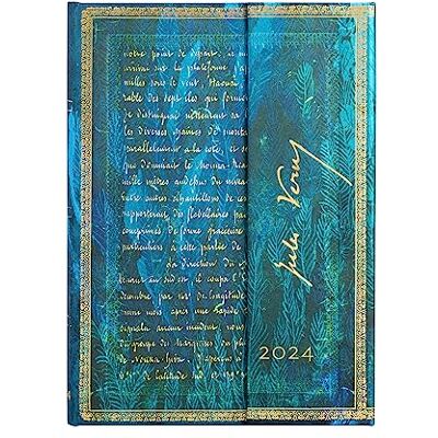Paperblanks Agende 12 mois 2024 Verne, vingt mille lieues, paysage Midi (180 x 130), espagnol Paperblanks Agende 12 mois 2024 Verne, vingt mille lieues, paysage Midi (180 x 130), espagnol