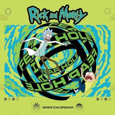 Danilo Promotions LTD Official Rick And Morty Square Calendar 2025 Danilo Promotions LTD Official Rick And Morty Square Calendar 2025