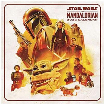 Pyramid Calendrier 2022 Disney Star Wars The Mandalorian – Agenda mensuel 30 cm x 30 cm – Produit officiel Pyramid Calendrier 2022 Disney Star Wars The Mandalorian – Agenda mensuel 30 cm x 30 cm – Produit officiel