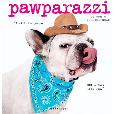 Graphique Calendrier mural Pawparazzi 2024 30,5 x 30,5 cm Papier épais Organiseur de maison et de bureau Grande grille mensuelle 3 langues et jours fériés marqués Page d'aperçu de 4 mois Graphique Calendrier mural Pawparazzi 2024 30,5 x 30,5 cm Papier épais Organiseur de maison et de bureau Grande grille mensuelle 3 langues et jours fériés marqués Page d'aperçu de 4 mois