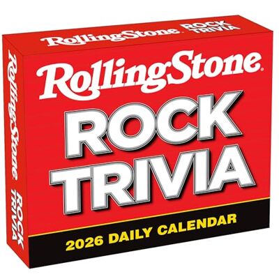 SELLERS PUBLISHING, INC. Rolling Stone Rock Trivia Calendrier de bureau journalier 2026 SELLERS PUBLISHING, INC. Rolling Stone Rock Trivia Calendrier de bureau journalier 2026