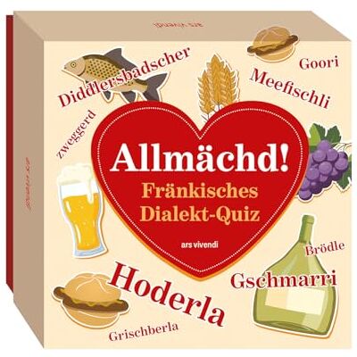 Vivendi Allmächd Fränkisches Dialekt-Quiz (Neuauflage): 66 Fragen rund um den fränkischen Dialekt Vivendi Allmächd Fränkisches Dialekt-Quiz (Neuauflage): 66 Fragen rund um den fränkischen Dialekt