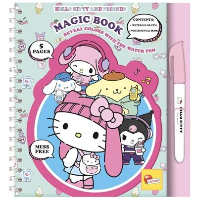 Liscianigiochi Lisciani HELLO KITTY AND FRIENDS Livre de coloriage à l'eau magique réutilisable pour enfants à partir de 3 ans Jouet Educatif avec 12 Pages Et Stylo à Eau Activité Créative Sans Taches Liscianigiochi Lisciani HELLO KITTY AND FRIENDS Livre de coloriage à l'eau magique réutilisable pour enfants à partir de 3 ans Jouet Educatif avec 12 Pages Et Stylo à Eau Activité Créative Sans Taches