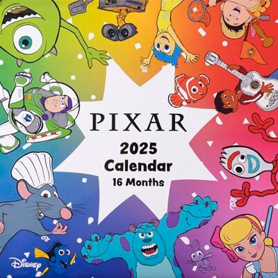 Disney pixar 2025 calendario 30 x 30 cm pyramid Disney pixar 2025 calendario 30 x 30 cm pyramid