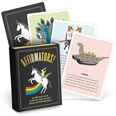 Knock Knock Affirmators: 50 Affirmative Cards to Help You Help Yourself without the Self-Helpy-Ness! Knock Knock Affirmators: 50 Affirmative Cards to Help You Help Yourself without the Self-Helpy-Ness!