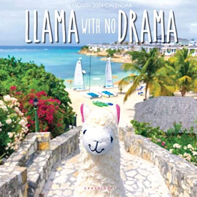 Graphique 2024 Llama with no Drama Wall Calendar 12” x 12” Thick Paper Home & Office Organizer Large Monthly Grid 3 Languages & Marked Holidays 4 Month Preview Page for 2025 Graphique 2024 Llama with no Drama Wall Calendar 12” x 12” Thick Paper Home & Office Organizer Large Monthly Grid 3 Languages & Marked Holidays 4 Month Preview Page for 2025