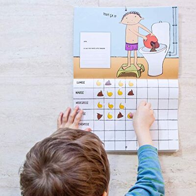 Mon Cacalendrier : livre d'apprentissage de la propreté pour enfant pour arrêter les couches avec autocollants de pipi et caca et commencer sur le pot Mon Cacalendrier : livre d'apprentissage de la propreté pour enfant pour arrêter les couches avec autocollants de pipi et caca et commencer sur le pot