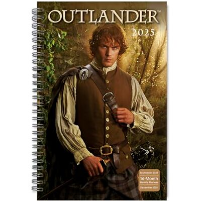 SELLERS PUBLISHING, INC. Outlander Calendrier hebdomadaire et mensuel 2025, calendrier de fiançailles 16 mois : septembre 2024 à décembre 2025, 23 x 15 cm SELLERS PUBLISHING, INC. Outlander Calendrier hebdomadaire et mensuel 2025, calendrier de fiançailles 16 mois : septembre 2024 à décembre 2025, 23 x 15 cm