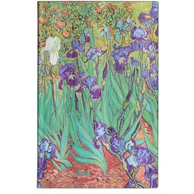 Paperblanks Agenda 12 mois Flexi 2025, Iris de Van Gogh, Horizontal Maxi (210 mm x 135 mm), Italien Paperblanks Agenda 12 mois Flexi 2025, Iris de Van Gogh, Horizontal Maxi (210 mm x 135 mm), Italien