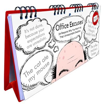 Boxer Gifts Office Excuses Flip Book: 1 Boxer Gifts Office Excuses Flip Book: 1