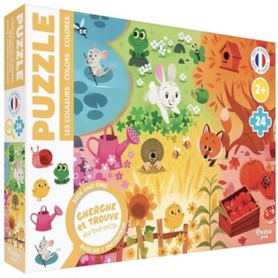 AUZOU Puzzle cherche et trouve des tout-petits les couleurs AUZOU Puzzle cherche et trouve des tout-petits les couleurs