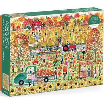 Galison Michael Storrings Pumpkin Patch 1000 Piece Puzzle Galison Michael Storrings Pumpkin Patch 1000 Piece Puzzle