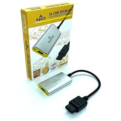 Kaico Adaptateur HDMI Analogue x2 pour N64, SNES, SFC & GameCube Kaico Adaptateur HDMI Analogue x2 pour N64, SNES, SFC & GameCube